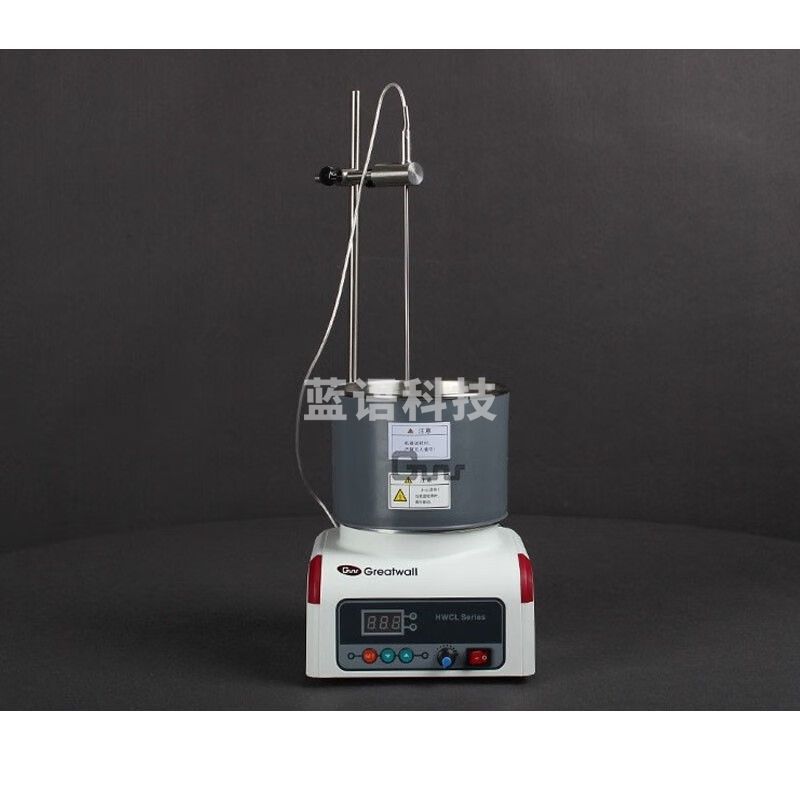 JISENPUERJISENPUER郑州HWCL-1/3/5集热式恒温磁力搅拌浴油浴水浴锅数显搅 郑州长城HWCL-1