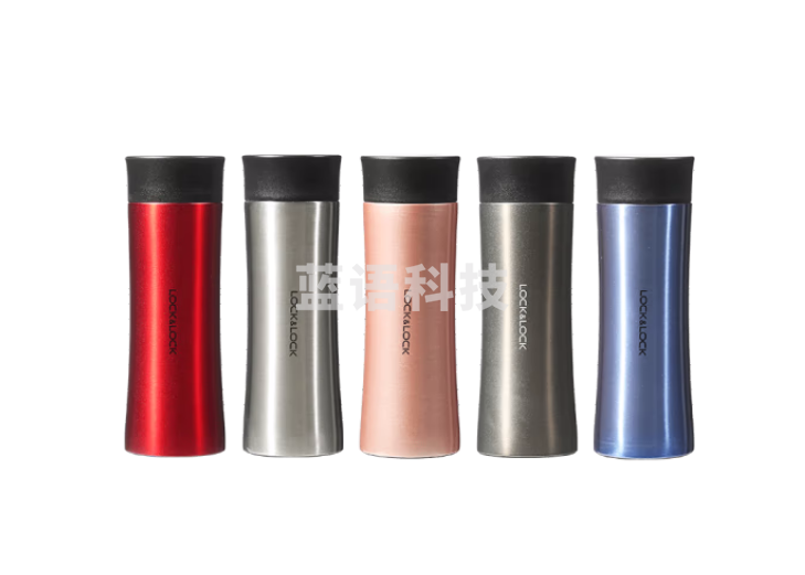 乐扣乐扣（LOCK&LOCK）便携创意不锈钢水杯 带茶网 LHC4027SG 蓝色 300ml