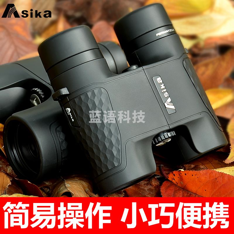 亚斯卡（Sika）儿童双筒望远镜高倍高清自动对焦小巧便携微光夜视演唱会手机拍照 10×42高清款