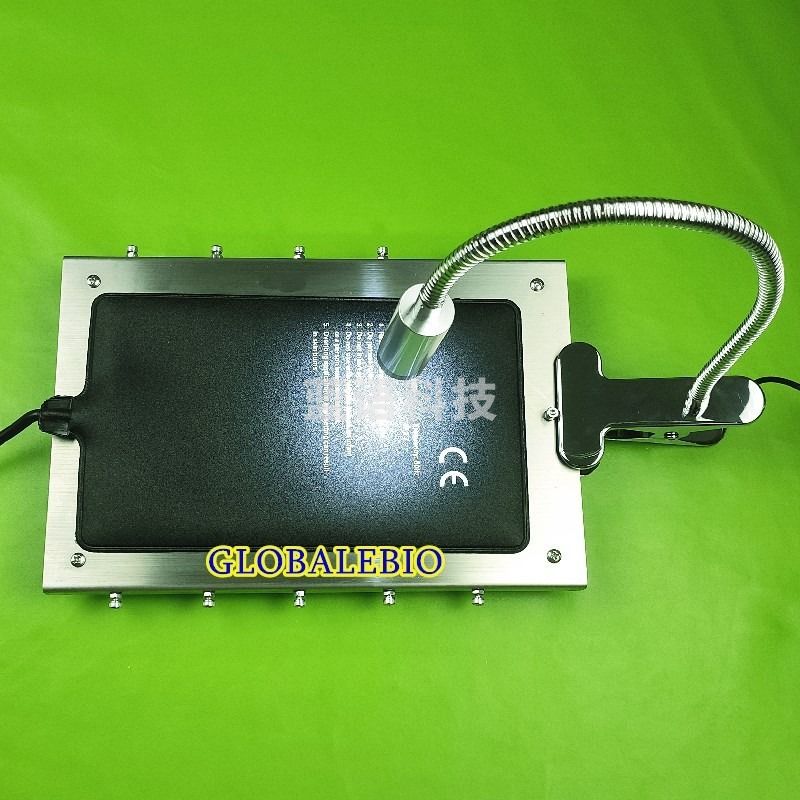 大鼠小鼠青蛙解剖台恒温加热垫灯小动物解剖实验台 整机(304工作台+灯+垫)