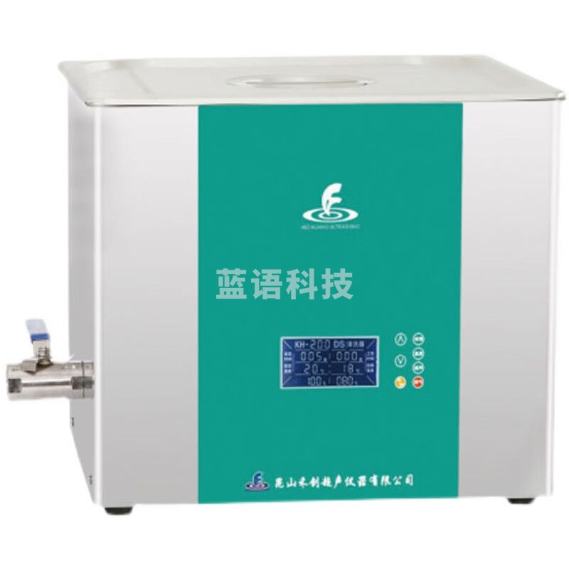 JISENPUER昆山禾创KH-300DS型实验室小型液晶超声波清洗器清洗机10L容积 KH-300DS