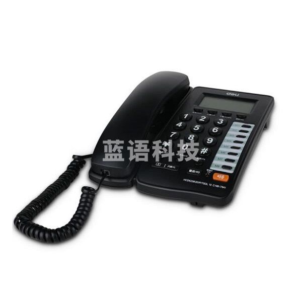 得力 784 电话机 黑色