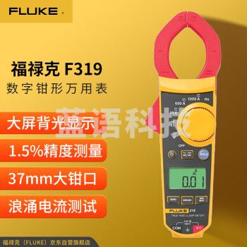 福禄克（FLUKE）F319 真有效值交直流数字钳形表 数字多用表 电流表万能表 1000A