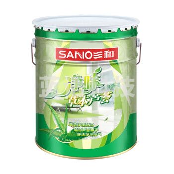 三和（SANVO）E20A-18-20 净味草本芦荟内墙乳胶漆 墙面漆20kg