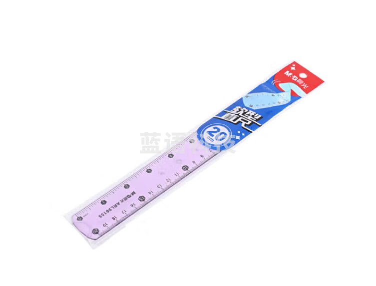 晨光(M&G)ARL96155 20cm紫色软型学生直尺 单把装紫色