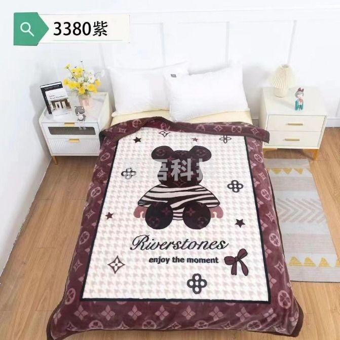 单人加厚法兰绒毛毯150mm*200mm