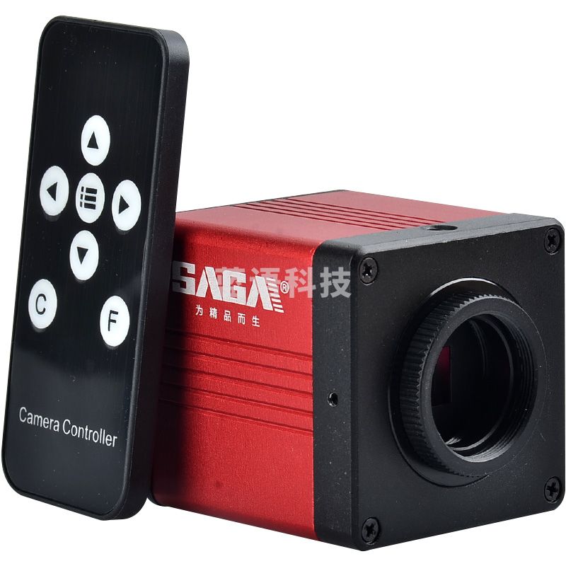 萨伽（SAGA）显微镜接电脑接液晶屏CCD电子目镜1080p双输出HDMI/VGA摄像机测量 双输出电子目镜主机
