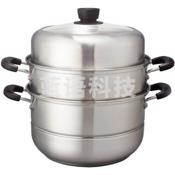 乐扣乐扣（LocknLock）CST2607 蒸锅304不锈钢三层多功能蒸锅 加厚复底26cm