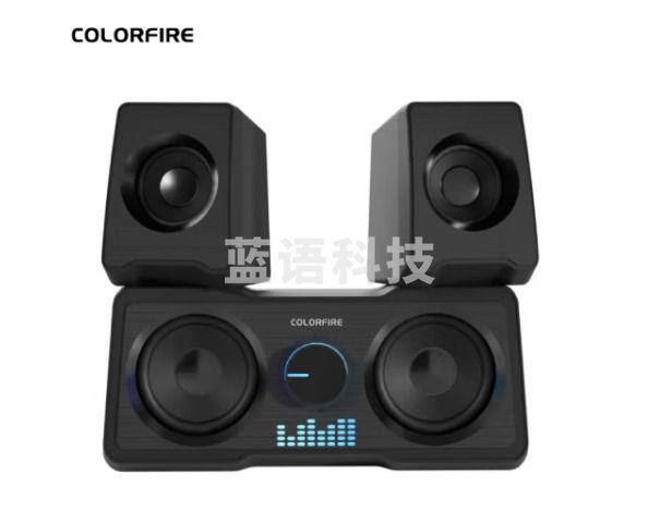 Colorfire有线3.5mm小音响家用桌面台式机笔记本游戏音箱 桌面多喇叭音箱 低音炮 FS-D3101