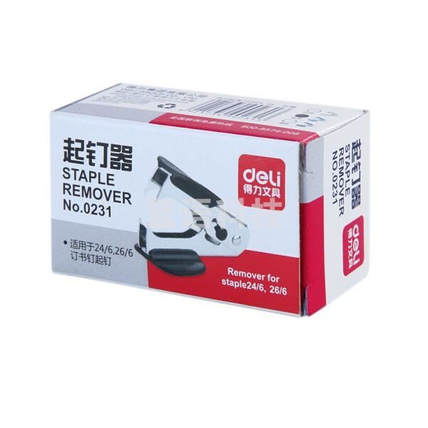 得力（deli） 0231 起钉器 颜色随机（50个起售）