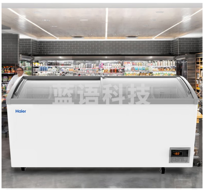 海尔(Haier)商用透明玻璃门冷藏冷冻卧式岛柜 SD-657HEL冷链