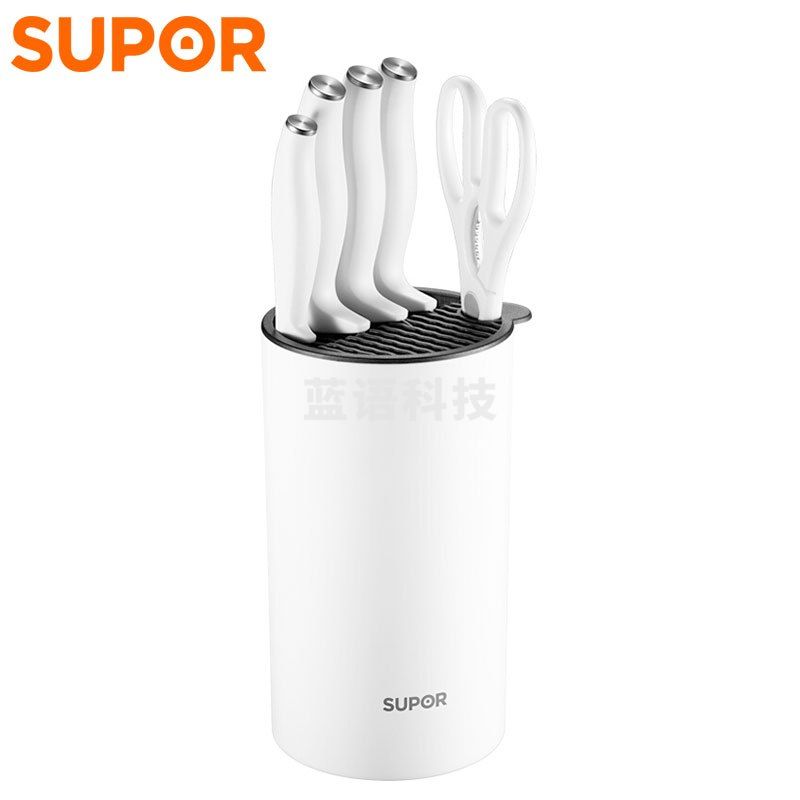 苏泊尔TK1937E 厨房刀具套装切肉菜刀 不锈钢尖锋系列六件套刀具