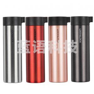 乐扣乐扣LHC4121 不锈钢便携磨砂保温杯400ml 颜色备注