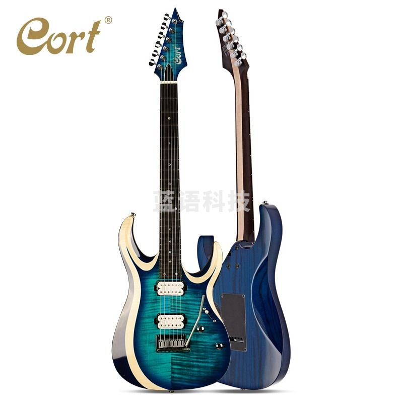 考特 X700 Duality 蓝色渐层 双双线圈拾音器专业级成人电吉他