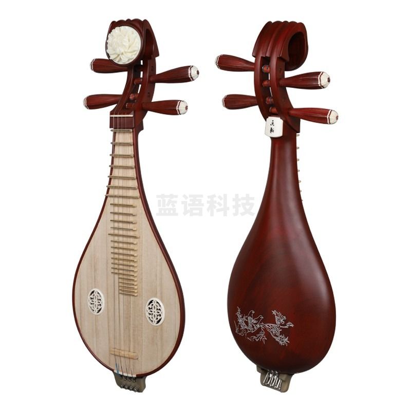 乐海 柳琴 非洲紫檀木 DS12-HN花开富贵