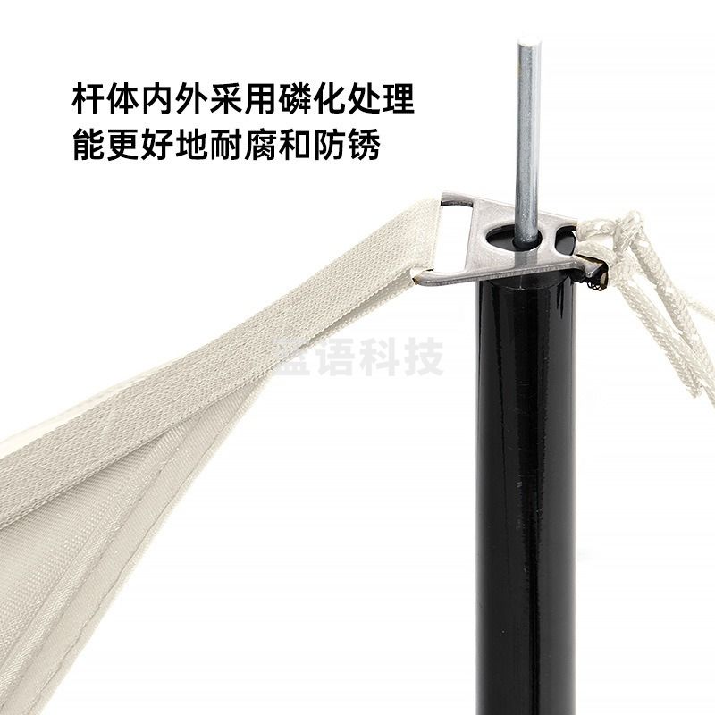 黑狗   户外野营弧边天幕   提拉米苏（涂银款）