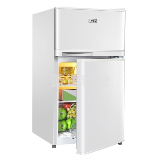TCL BCD-85 85升小型双门电冰箱 冰箱小型便捷 节能环保 白色