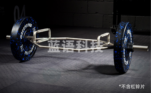 massfit 马西深蹲杠铃 硬拉杆大孔通用 耸肩六角杠铃杆