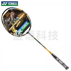 尤尼克斯 AX88DGAME 羽毛球拍全碳素单拍双打进攻型天斧驼金色4U5 未穿线附手胶
