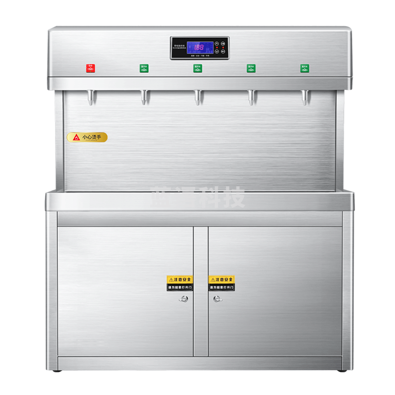 艾士奇（AISHIQI）直饮水机开水器商用学校 工业饮水机电热烧水机医院食堂用SRZ-45白钢1开4温