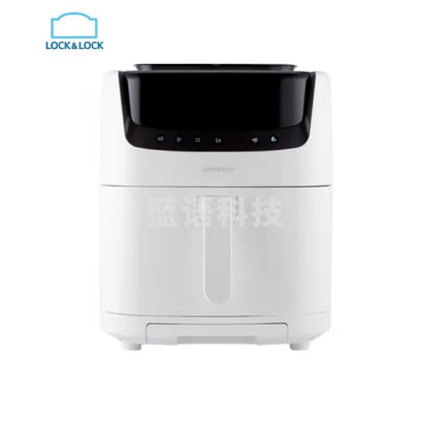 乐扣乐扣（LOCK&LOCK） EJF881 空气炸锅易清洁蒸烤炸多功能蒸汽炸锅7L大容量家用智能电炸锅 白色