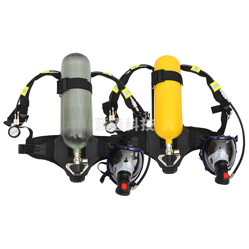 百金顿 正压式空气呼吸器3c 恒泰【3c认证】6.8L碳钎维呼吸器(机械压力表) 消防应急救援 微型救援站必备