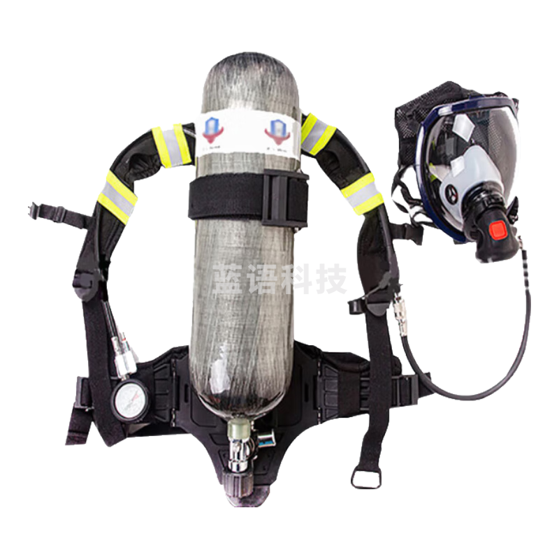 百金顿 正压式空气呼吸器3c 恒泰【3c认证】6.8L碳钎维呼吸器(电子压力表）消防应急救援 微型救援站必备