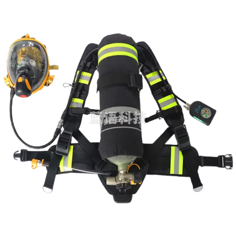 恒泰 正压式空气呼吸器消防应急救援便携式自给开放救生微型消防站  RHZK6.8T通讯款呼吸器