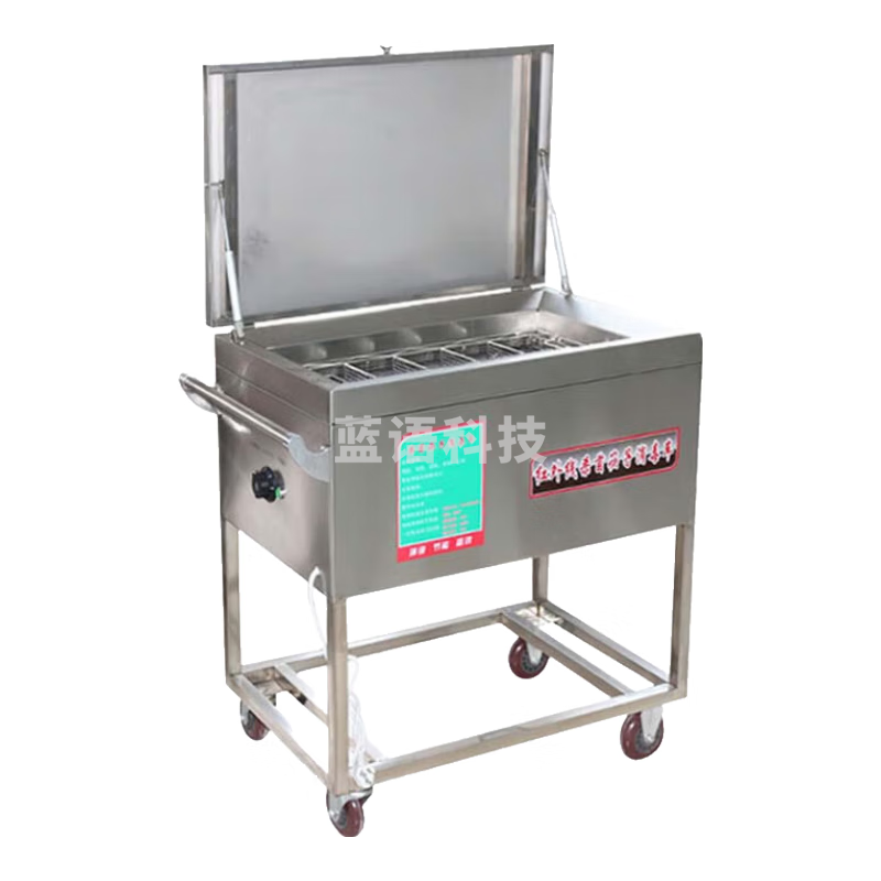 厨丰达  筷子消毒车商用 可移动大容量一次1200双紫外线杀菌酒店食堂专用-304简易款 CFD-K13