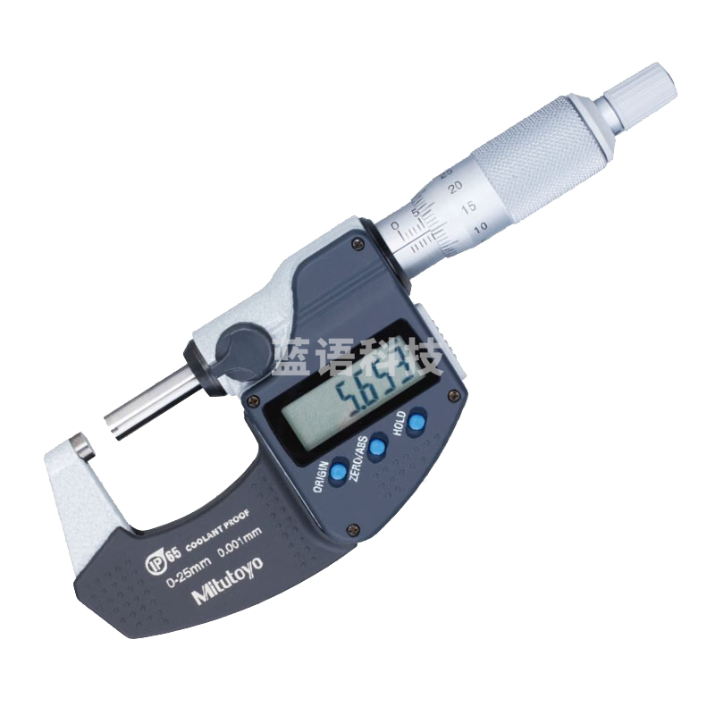 三丰（Mitutoyo）数显千分尺C 高精度数显外径千分尺 日本原装进口  293-232-30/IP65/50-75mm输出