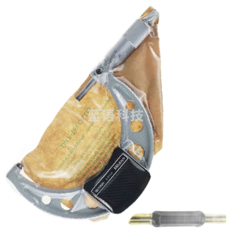 三丰（Mitutoyo）数显千分尺C 高精度数显外径千分尺 日本原装进口  293-253-30/175-200/±3μm带输出