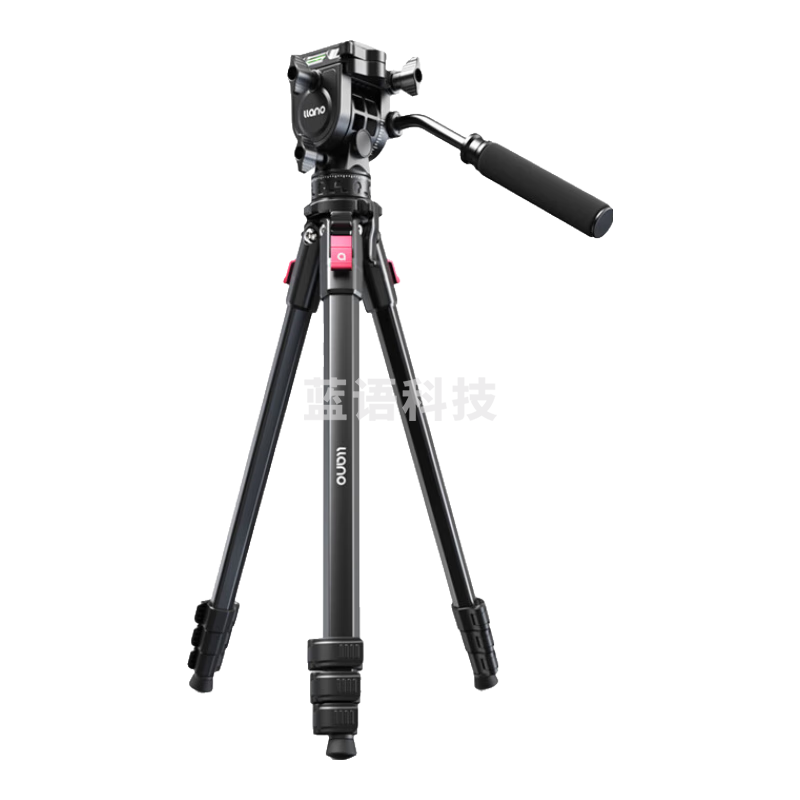 绿巨能（llano）轻翼V相机三脚架单反微单手机摄像机专业拍摄Vlog录像直播铝合金三角架液压云台防抖适用索尼佳能 KT004