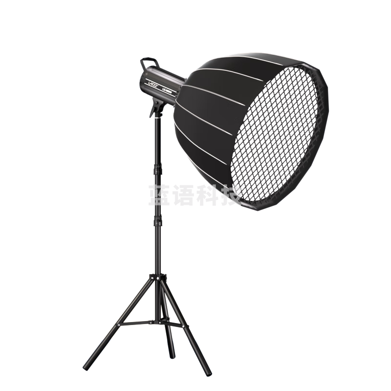 徕兹（LATZZ）150Wsl 深抛灯套装影棚拍照打光柔光拍摄常亮灯 90cm深拋灯+格栅 LATZZ-150Wsl