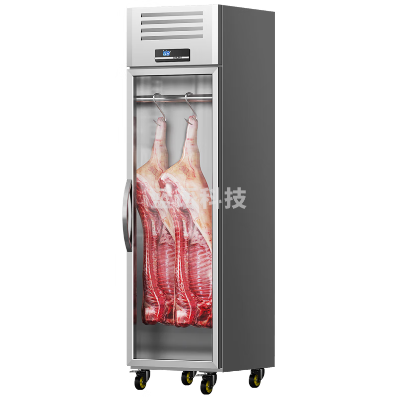 扬子挂肉柜商用牛羊肉保鲜柜冷鲜肉猪肉排酸展示柜冷藏立式冰柜 单门0.6*0.75*2米单杠承重200斤