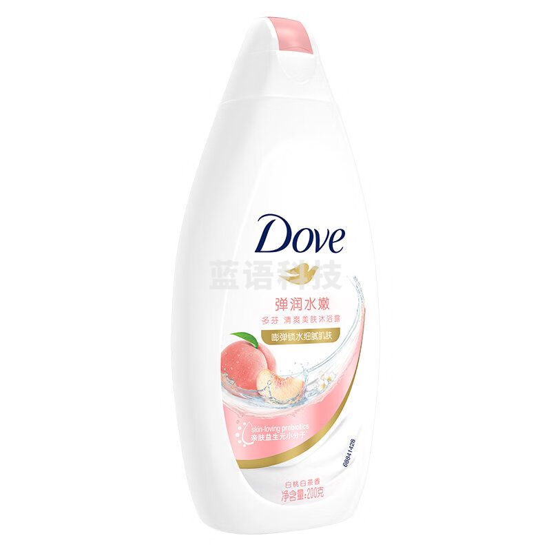 多芬（Dove）弹润水嫩清爽沐浴乳200g*12瓶整箱装 细腻肌肤 留香润肤