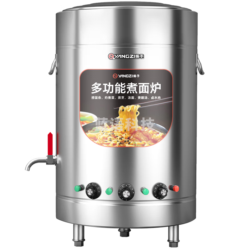 扬子煮面炉商用煮面桶多功能不锈钢煮面锅节能保温麻辣烫煮锅汤桶 70型/240L平底电热型304桶底