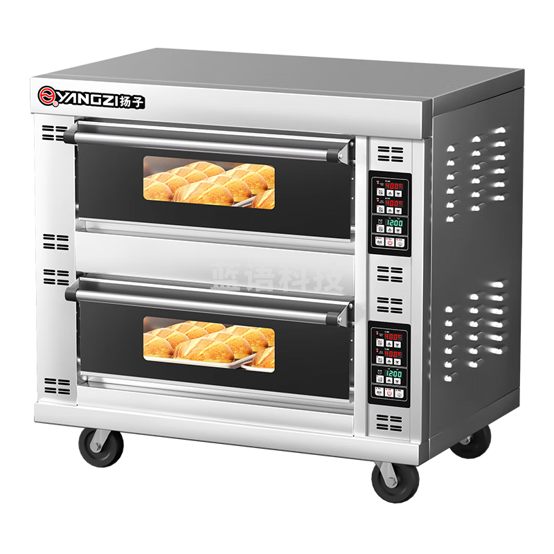 扬子大型商用电烤箱烘焙设备蛋糕面包蛋挞披萨烘焙月饼地瓜电烤炉 电脑款丨二层四盘400°C/380V/13.2KW