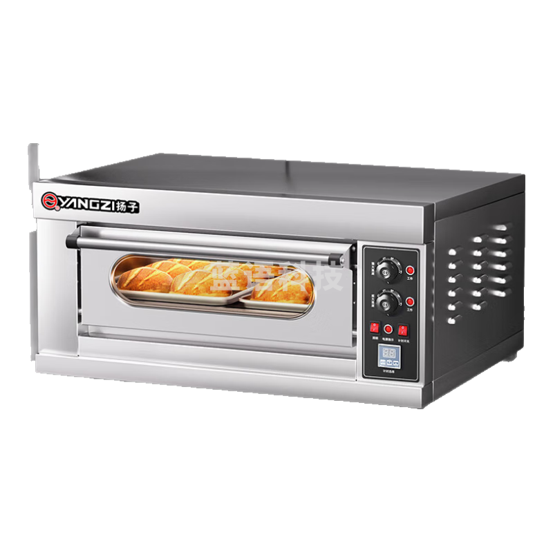 扬子大型商用电烤箱烘焙设备蛋糕面包蛋挞披萨烘焙月饼地瓜电烤炉 电热款丨一层二盘 400°C/380V/6.6KW