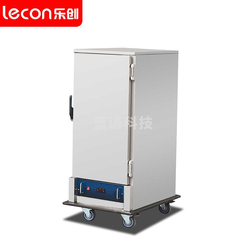 乐创（lecon）保温柜商用全自动 燃气电热单双三门保温餐车 LC-J-MBW8