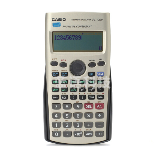 卡西欧 FC-100V 学生金融理财考试计算器