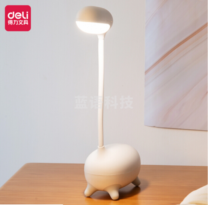 得力17852_LED萌宠小鹿台灯(白色)M&C24287