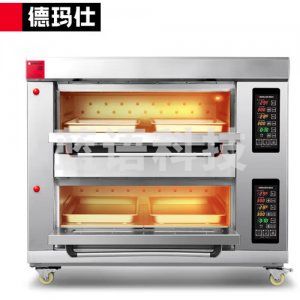 德玛仕 DEMASHI SKX16-Z204 烤箱 商用 液化气烤箱大型大容量蛋糕面包披萨烤炉 两层四盘