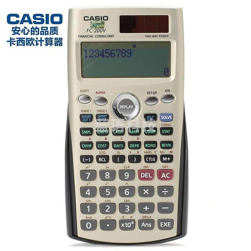 卡西欧FC-200V计算器(个) .