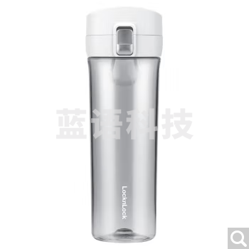 乐扣乐扣 lock&lock ABF666WHT Tritan塑料杯 运动水杯便携茶水杯 白色500ML