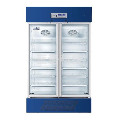 海尔HYC-650 650升 2-8度 风冷无霜双门冷柜专用保存箱电脑控温