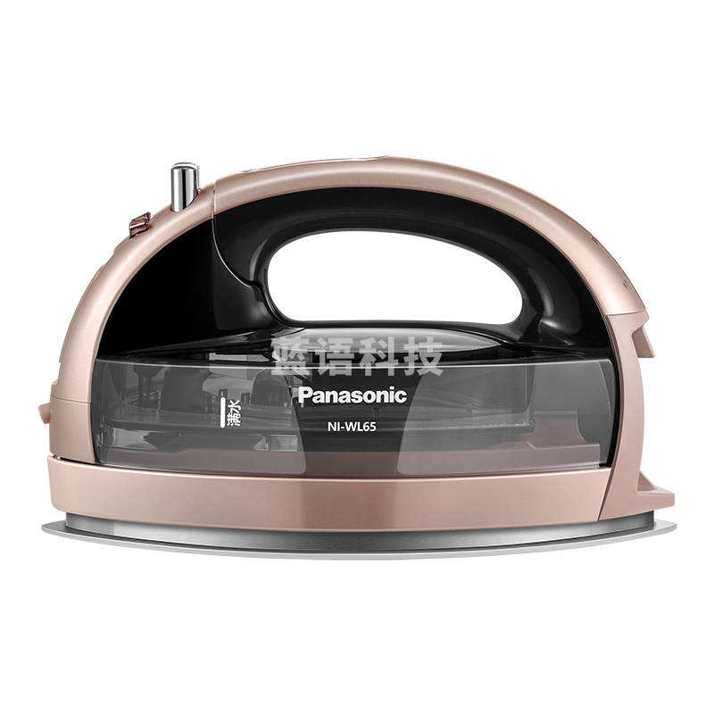 松下（Panasonic）电熨斗家用便携手持无线蒸汽熨烫机 三档电子恒温控温感应自动断电 NI-WL65-PN棕