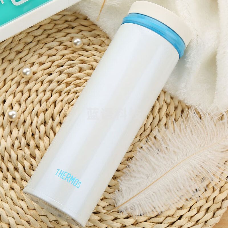 THERMOS膳魔师保温杯随手杯500ml高真空不锈钢轻量款JNO-501 PRW