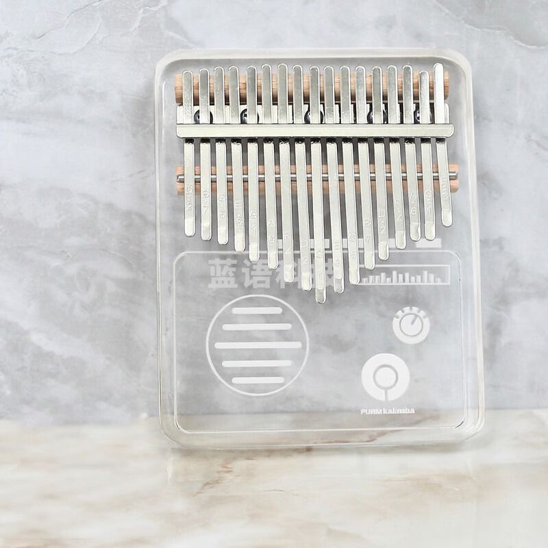 拇指琴卡林巴琴17音手指琴拇指钢琴初学者母指琴姆指琴乐器 17音 水晶透明-收音机