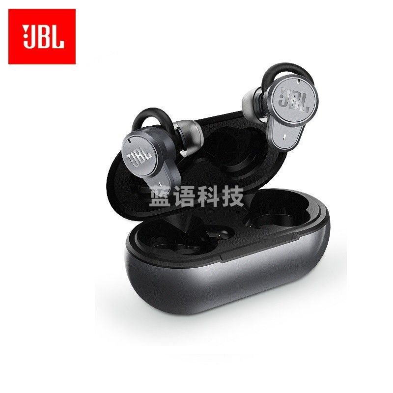 JBL T280TWS PRO 真无线主动降噪蓝牙耳机 入耳式运动耳机 手机音乐双耳立体声苹果安卓通用耳机 寒光灰