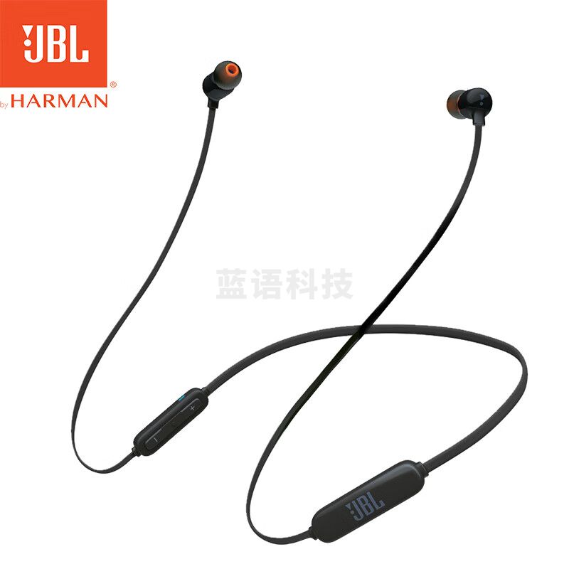 JBL C102 蓝牙无线耳机 运动音乐游戏耳机 苹果华为小米入耳式耳机 带麦可通话 黑色
